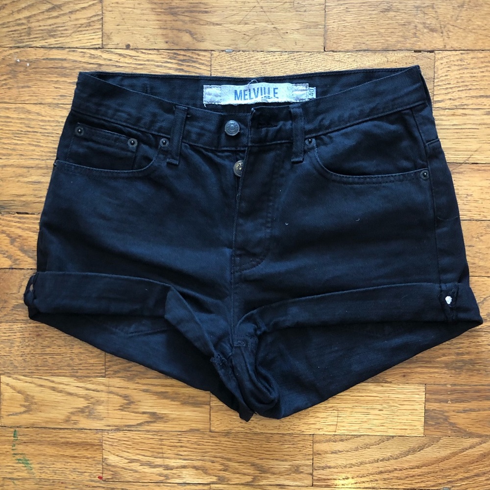 Brandy Melville High Waisted Dark Blue Short